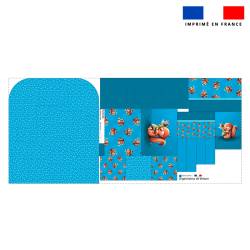 Patron pour organisateur de voiture motif écureuil + Coupon pochette Offert - Création Stillistic