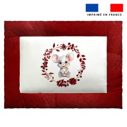 Kit couffin pour animaux motif souris aquarelle