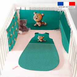 Coupon pour tour de lit motif bébé guépard - Création Stillistic