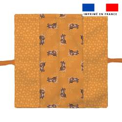 Kit protège livret de famille motif bébé ours - Création Stillistic