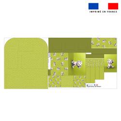 Patron pour organisateur de voiture motif bébé dalmatien + Coupon pochette Offert - Création Stillistic