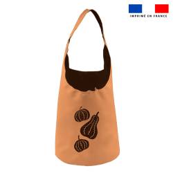 Kit sac seau motif éclat d'automne