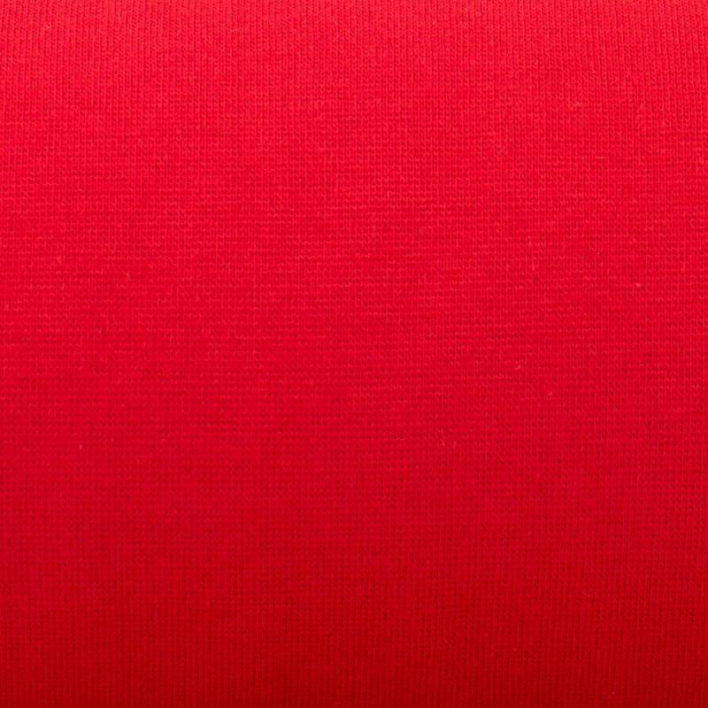 Tissu tubulaire bord-côte rouge
