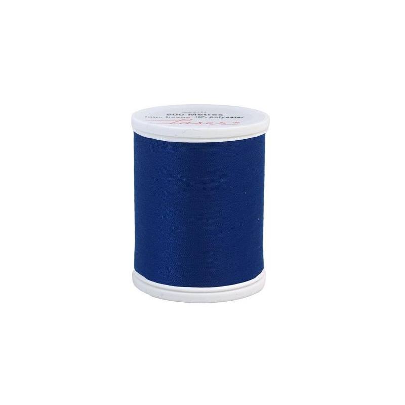 Fil à coudre polyester bleu 2216