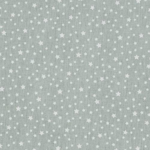 Coton gris clair étoilé