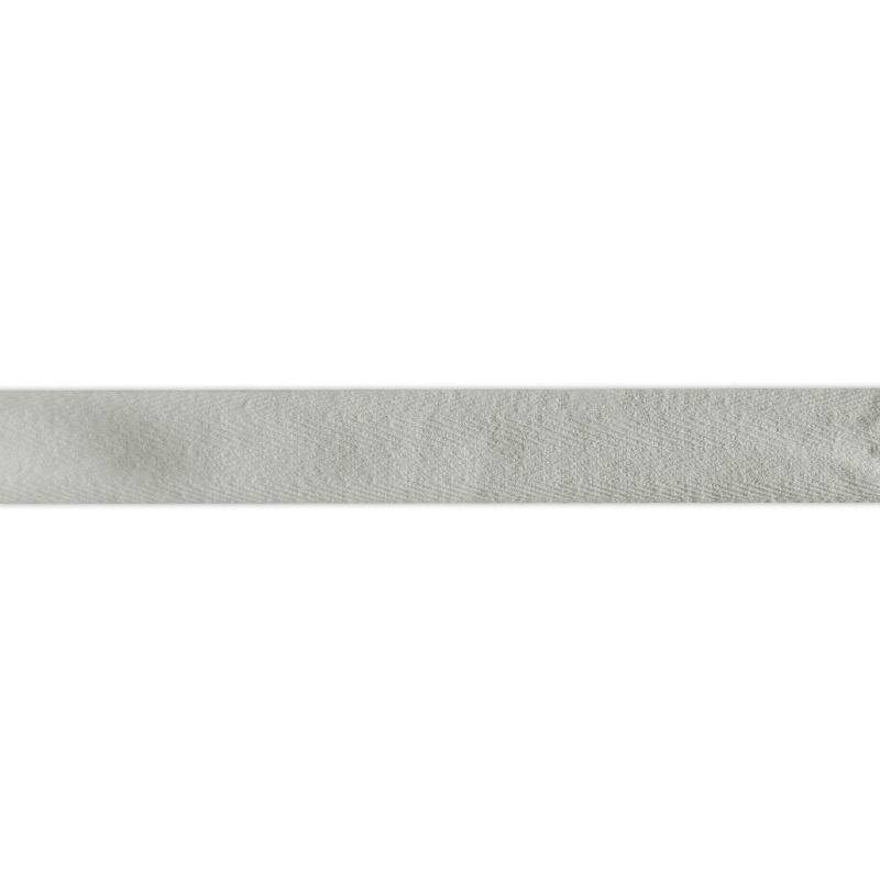 Ruban sergé gris clair 25mm